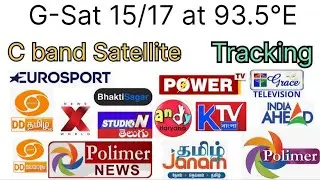 G-Sat 15/17 at 93.5&deg;E || C band Satellite || Tracking || 14 February 2026