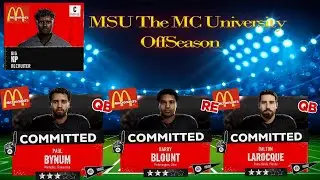 MCU First Off-Season+Transfer Portal College Football 25 McDonalds Dynasty S1 #5