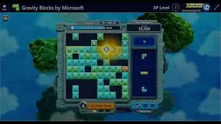 Microsoft Games | Gravity Blocks | Premium Play trying new game