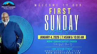 7:40 AM Sunday Worship Service | Jan 4, 2026