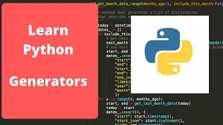 Python Generators - Python Programming for beginners