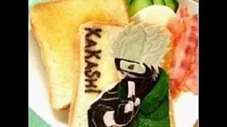 Toast plate of Kakashi Hatake from NARUTO
