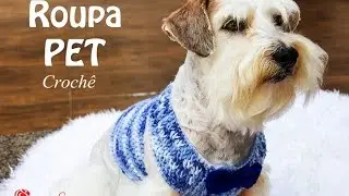 Roupa Pet de Crochê Passo a passo - Professora Simone