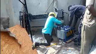 Hoisting and placement techniques of elevator car safety and motor