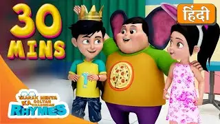 30 Minutes Nonstop Hindi Rhymes for Children | TMKOC Hindi Rhymes |