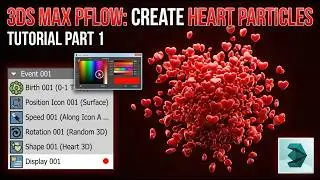 3ds max pflow tutorials part 01