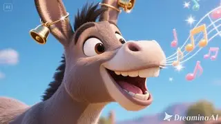 The Dancing Donkey Song | Fun Donkey Rhyme for Kids | Lively Animal Dance for Toddlers