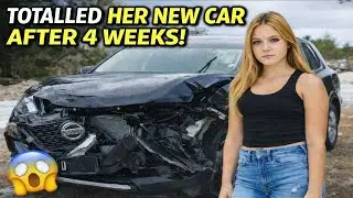 Helping my daughter re-rebuild her new car she wrecked