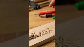 Mini BLACK+DECKER Pyrography Pen 🖊️ Tiny Wood Burning in Cinematic Macro!