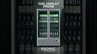 Bromic&rsquo;s 1126L Upright Display Fridge&mdash;your new go-to for stylish and efficient product displays!