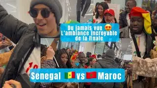 Vivez l’ambiance 🥰 incroyable de la finale Sénégal vs Maroc 