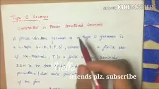 Theory of computation - Type 0 Grammar || GATE 2018