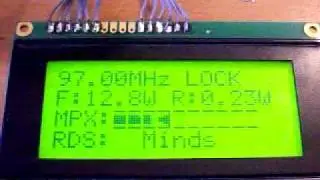 AtMega16 & TDA7330 TSA5511 FM exciter controller. Designed by: Vincent Bruinink