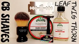 Мой обзор на Leaf Twig Thorn. Stirling Soap Co-Black Cherry/Lancet Super Platinum Blade...