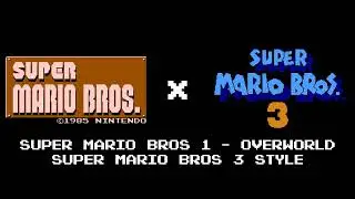 Super Mario Bros. [NES] - Overworld (SMB3 Style) [Famitracker]