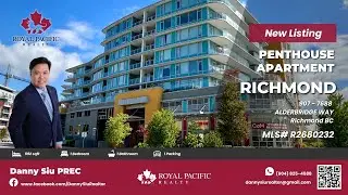 [SOLD] Richmond Amacon Penthouse Apartment｜Large Balcony, Parking & Locker｜Great Investment