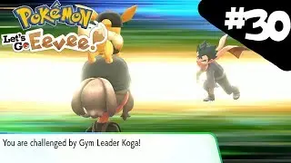 Pokemon Lets Go Eevee Episode 30: Master Koga Is No Match for Us