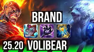 BRAND vs VOLIBEAR (JGL) | Legendary | EUW Master | 25.20