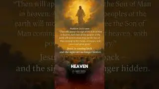 Jesus is revealing signs in the sky.