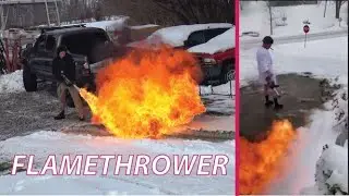 Flamethrower VS Snow