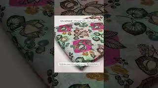 AAVARNAM - Printed Soft Linen Fabric #linen #printedlinen #kurtifabric #suitfabric #trending #shorts