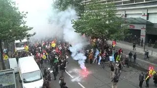France battles transport protests as Euro 2016 looms
