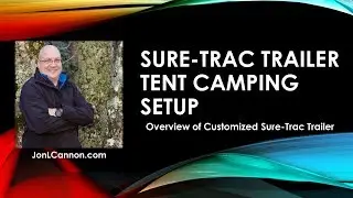 Sure-Trac Trailer Tent Camping Setup