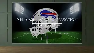 Buffalo Bills TV Framed Art | 2026 NFL Playoff TV Screen | Buffalo Bills | Screened Art TV