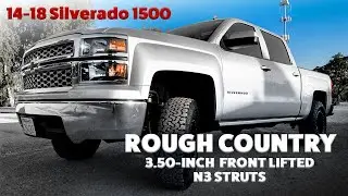 Rough County 3.5 Inch Strut N3 Lift with Upper Control Arms - 14-18 Silverado 1500