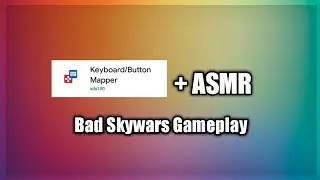 (Keymapper ASMR) Bad Skywars Gameplay [MCPE]