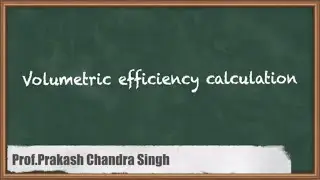 Volumetric efficiency calculation | Vapour compression refrigeration system | GATE CSE