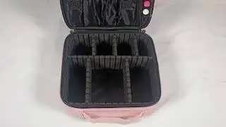 Amazon com   Relavel Makeup Case Travel Makeup Bag for Women Makeup Train Case Cosmetic Bag Toiletry
