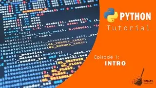 Python Tutorial: Intro
