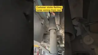 Customer states rattling noise coming from rear ? #youtubeshorts #shorts #customerstates
