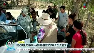 Escuelas de Jes&uacute;s Mar&iacute;a, Sinaloa, no han regresado a clases | Noticias con Francisco Zea