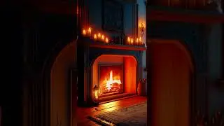 Cozy Rainy Night Jazz 🌧️🔥 Fireplace Ambience