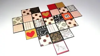 DIY-How to make a Multifold heart card / Valentine's Day special #heartcard