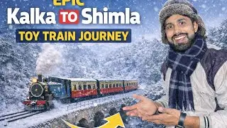 Kalka to Shimla Toy Train Journey in Heavy Snowfall ❄️World's haritage site in indiaKalka to Shimla