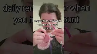 pov: you're counting stitches #shorts