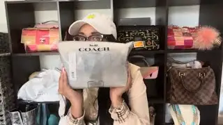 Coach Tabby Denim Reveal & what fits in it!