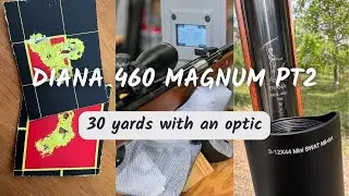 Revisiting the Diana 460 Magnum Springer w/a new UTG Accushot - 31 yards with the .22 cal JSB Hades