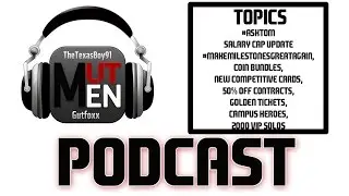 The Mut Men Podcast #52 - 1 Year Celebration!!! #asktom, Salary Cap Updates and More!