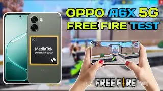 &lrm;✨Oppo A6X 5G free fire test🎯// Oppo A6X 5G Free fire gameplay.//✨#freefire