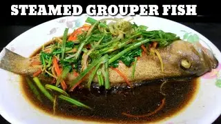 HOW TO COOK STEAMED GROUPER FISH/ CANTONESE RECIPE