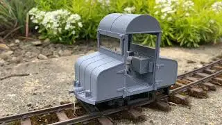 Ministry of Munitions Brush battery loco 16303 3D printed in 16mm scale - www.locoremote.co.uk
