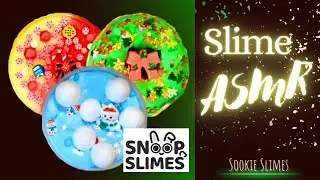 Satisfying slime sounds to relax to | Slime review | Snoop Slimes December subscription box  #slime