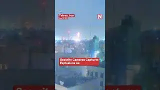 Israel Attacks On Iran Captured By Security Cameras #israel #iran #strike