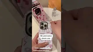 Beautiful 3D sublimation phone case custom for the clients !