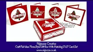 Craft Fair Idea: Pizza Style Gift Box With Matching 3