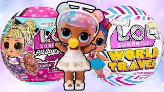 ASMR LOL Surprise Sparkle Travel Cheer Dolls #unboxing